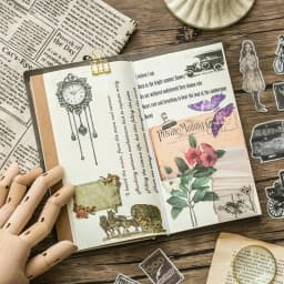 60pcs DIY Flowers Stickers Pack for Diary Album Planner Decoration Stationery School Supplies Pack of Diverse Floral Designs