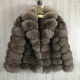 Women's Real Fox Fur Coat Detachable Transform Jacket Removable Vest Thick Warm Solid Fur Luxury Fashion