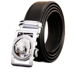 2020 new designer belts men high quality luxury fiber leather big size 140 cm 150 160 automatic buckle wolf 170 180 plus brown
