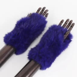 New Women 100% Real Genuine Knitted Rex Rabbit Fur Mittens Winter Warm Lady Real Fur Fingerless Gloves Handmade Knit Fur Mitten