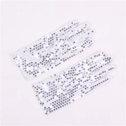 New double-sided gloves, monochrome sequined gloves, stage performance, fashion trend gloves A72