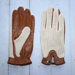 Men's Summer Motorcycle Riding Gloves Touch Screen Leather Driving Unlined Thin Goatskin 2025 New Style