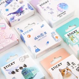 46pcs/box Cute Girls' Generation Diary Stickers Scrapbook Journal Decoration Stationery Flakes DIY Material Kawaii Stickers