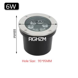 Waterproof Led Light Garden Underground Lamps 3W 5W 7W 9W IP68 Outdoor Buried Path Spot Recessed Ground Lighting 85-265V DC12V