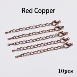 10/20pcs/lot 50 70mm Metal Extended Extension Tail Chain Lobster Clasps Connector For DIY Jewelry Bracelet Necklace Wholesale
