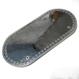 25x12cm Bag Bottom Oval Leather Bottoms with Holes Bag Accessories Handmade PU DIY Part for Handbag Crossbody Messenger Bags