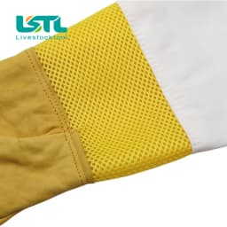 Beekeeper Protective Gloves Anti Bee Breathable Goatskin Yellow Gloves Beekeeping Protective Tools 1 Pair