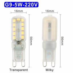 10PCS LED Bulb 3W 5W G4 G9 Light Bulb AC 220V DC 12V LED Lamp SMD2835 Spotlight Chandelier Lighting Replace 20w 30w Halogen Lamp