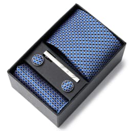 Top Quality 7.5 cm Business Ties Hanky Cufflink Set Tie Clips Green Necktie Corbatas For Men Wedding In Gift Box Slim Gravatas