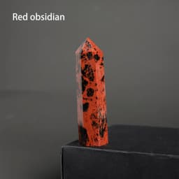 7-8cm Natural Crystal Point Quartz Rainbow Wand Crystal Column Rose Quartz Rock Mineral Specimen Home Decor Reiki Healing stone