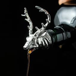Alloy+Silicone Wine Aerator Pourer Spout Wine Decanters Elephant Wine Stoppers Decanter Pourer Liquor Decanter Bottles