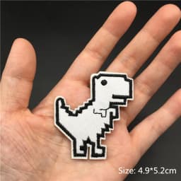 Black Punk Badges Jacket Patch Embroidered Iron Patches For Clothing Sew On Sticker DIY Appliques Decoration Rock Band