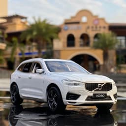 1:32 XC60 XC90 SUV Off-road Diecast Alloy Car Model Toy Cars Sound Light Pull Back Car Vehicle Children Toy Collection