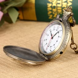 LED Flash Luminous Vintage Dial Quartz Pocket Watch Chain Bronze Carved Steam Train Steampunk Motor Railway Retro FOB Clock Hour