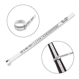 Professional Measuring Gauge Finger Ring Stick Sizer Mandrel Stick Finger Gauge Ring For DIY Fashion Jewelry Measuring Tools Set