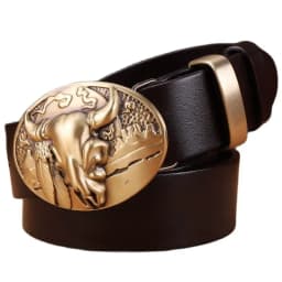 red 2020 solid brass buckle high quality camel belts for men leaf cow 3.8 cm wide strap girdle full grain 100% genuine leather
