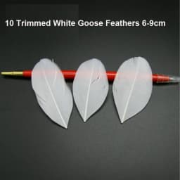 50Pcs/Lot! White Ostrich Goose Pheasant Feathers for Crafts Chicken Turkey Feather Wedding Party Accessories Decoration Plumes