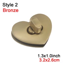 1Pcs Metal Durable Clasp Turn Lock Twist Lock for DIY/Repair Handbag Purse Luggage Hardware Closure Bag Parts Accessorie