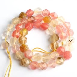 6-12mm Natural Garnet Agates Quartz Tiger Eye Howlite Opal Stone Beads Faceted Loose Beads For DIY Jewelry Making Bracelet