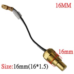 12V 24V Car Truck Digital Water Temperature Sensor NPT1/8 50K Head Plug 10mm 12mm 14mm 16mm 17mm 18mm 21mm Water Temp Sender
