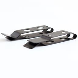 2PCS/LOT Kydex Holster Quick Clips with Screw Tactical Sheath Holster Stainless Steel Belt Clip