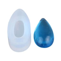 6Pcs 3 Shapes Teardrop Earrings Pendant Mold Epoxy Resin Jewelry Making Tools