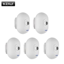 KERUI P861 Outdoor Waterproof PIR Motion Sensor Detector For Wireless Security Alarm System 5P/lot Driveway Garage Burglar Alarm