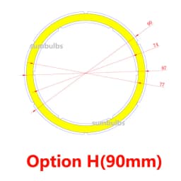 2W-12W Angel Eyes LED COB Light Source Annual Shape 12V DC 20mm-120mm COB Ring LED Cold Warm White Light Source for DIY Bulb
