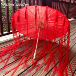 82cm Red Flower Ancient Oil Paper Umbrella Rainproof Chinese Wedding Cheongsam Paraguas Guarda Chuva Şemsiye Japan Sombrilla