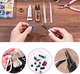 32 Types Mini Pliers Diagonal Pliers Long Needle Nose Cutter Handcraft Beading Insulated Plier For DIY Small Jewelry Pliers Tool