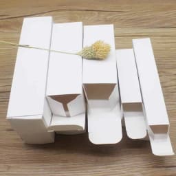 10pcs Multi Size Rectangular 4*4*12 16 10cm Packaging Box Packaging Folding Boxes For Essential Candle Gift Oil Bottle Package