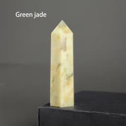 7-8cm Natural Crystal Point Quartz Rainbow Wand Crystal Column Rose Quartz Rock Mineral Specimen Home Decor Reiki Healing stone
