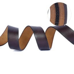 110 - 140 150 160cm Belts No Buckle 3.5cm Width 100% Real Genuine Leather Belt Body Men Plus Size Belt Cowboy Strap Brown Black