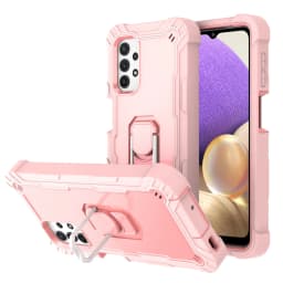 for Samsung Galaxy A12 A32 A52 A72 5G Case, Military Grade Protective Phone Case Cover with Ring Kickstand for Galaxy A52 5G