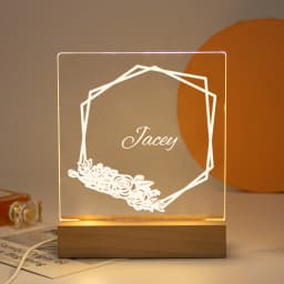 Drop Shipping Personalized Nightlight USB LED Customized Name 3D Lamp Decoration Bedroom Toys Birthday For Baby Children Gift