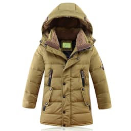 2026 Fashion Winter Duck Down Jacket for Big Boy Children Wear Parka Garments Clothes Thickened Hooded Feather Coat Clothing 6-1