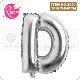 16 Inch Silver Alphabet Number Letters Balloons Birthday Party Decorations Kids Foil Balloon New Year Party Wedding Decoration