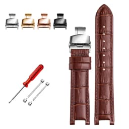 Senior COW LEATHER Watch Strap for GC Watches Band 22*13mm 20*11mm Notched Watchband Genuine Leather Blue Wristwatches Belt