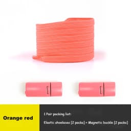 Magnetic Lock Shoelaces Without ties Elastic No tie Shoe laces Sneakers Shoelace Kids Adult Quick Laces One Size Fits All Shoes