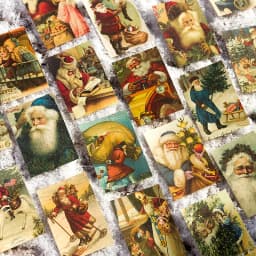 100sheets/lot Memo Pads Material Paper Christmas handwriting small book Junk Journal Scrapbooking Background Decoration