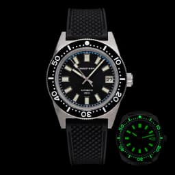 SEESTERN 62MAS Diving Watch Men Automatic Mechanical Wristwatch Luminous Bezel Waterproof NH35 Movement Sapphire Glass Bracelet