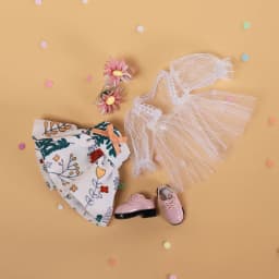 Outfit for 1/8 BJD Pocket doll and Middie Blyth clothes including shoes suit for 16cm doll
