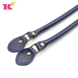 2pcs/lot 50cm Genuine Leather Bag Strap DIY Handmade Handles for Crossbody Replacement Shoulder Handbag Wallet Handle