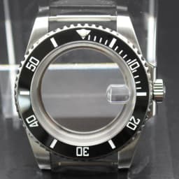 40mm Cases Men's Watch Ceramic Bezel Sapphire Glass Fit NH35 NH36 ETA 2824 Miyota 8215 Movement 28.5mm Dial Submariner Parts