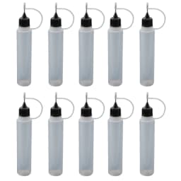 10 Pcs 5ml/10ml/20ml/30ml/50ml/100ml Empty Needle Tip Glue Bottle Applicator DIY Quilling Tool Precision Bottle for Women