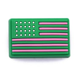 Country Different Flag Shoes Charms Designs SOFT Shoes Decoration Charms Soft PVC Shoe Accessories For Clog