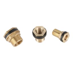 Garden Irrigation 3/8" 1/2" 3/4" 1" Internal & External Thread Adapter Brass Water Tank Water Tower Pipe Drain Adapters 1 pc