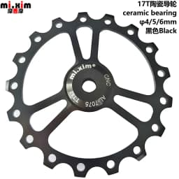 2021 New Bicycle Ceramics Rear Derailleur 14T 15T 16T 17T 18T Jockey Wheel Road MTB Guide Bike Ceramics Bearing Bicycle Parts