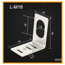 Cloweit Approach Sensor Metal Bracket Install Proximity/Photoelectric Switches Standard Full Series E3Z E3JK TL/PS M8/12/18/30