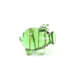 Different Styles Murano Glass Pig Mini Figurines Cute Tiny Animal Craft Ornaments Home Table Fairy Garden Room Kawaii Decoration
